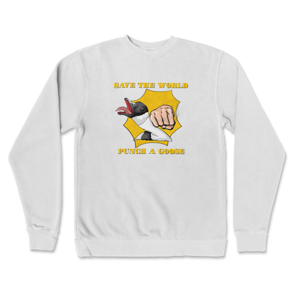 Independent Clothing Co. Crew Neck I Hate Geesel in White