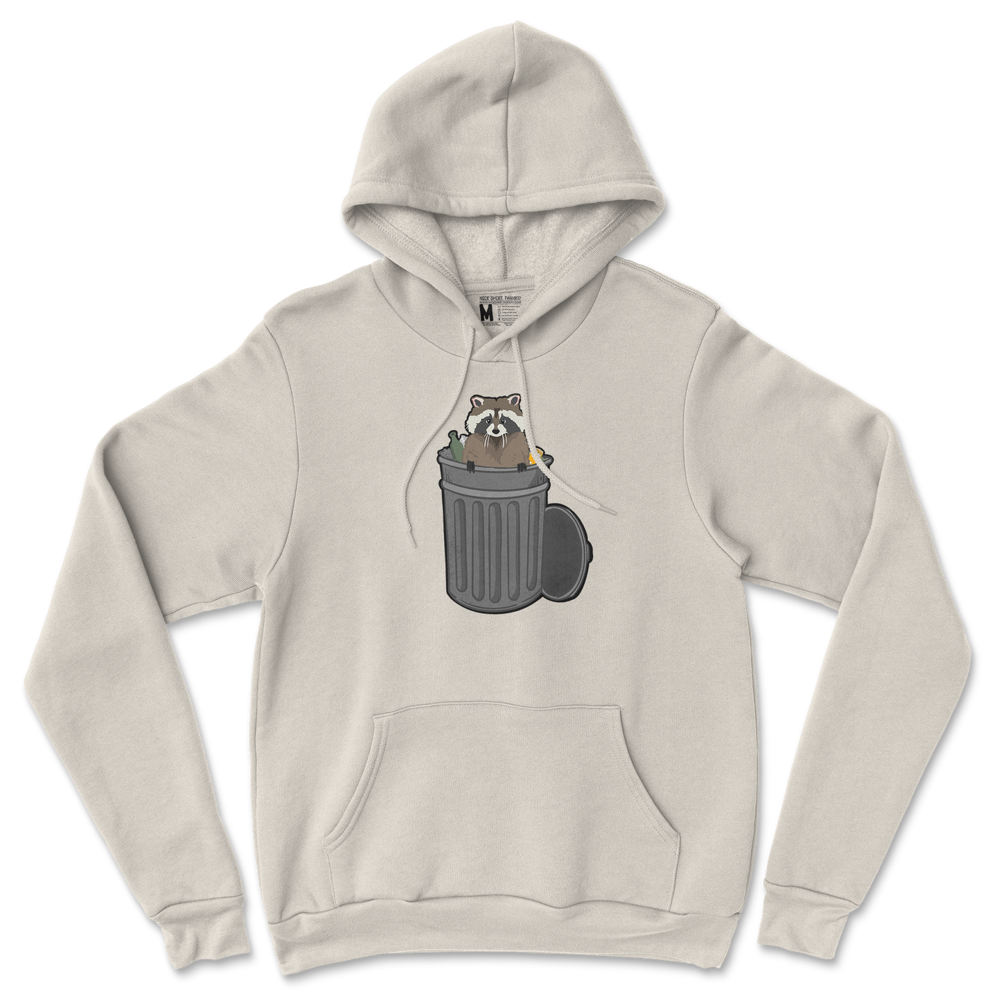 Gildan SoftStyle Hoodie Trash Panda Enthusiast in Sand