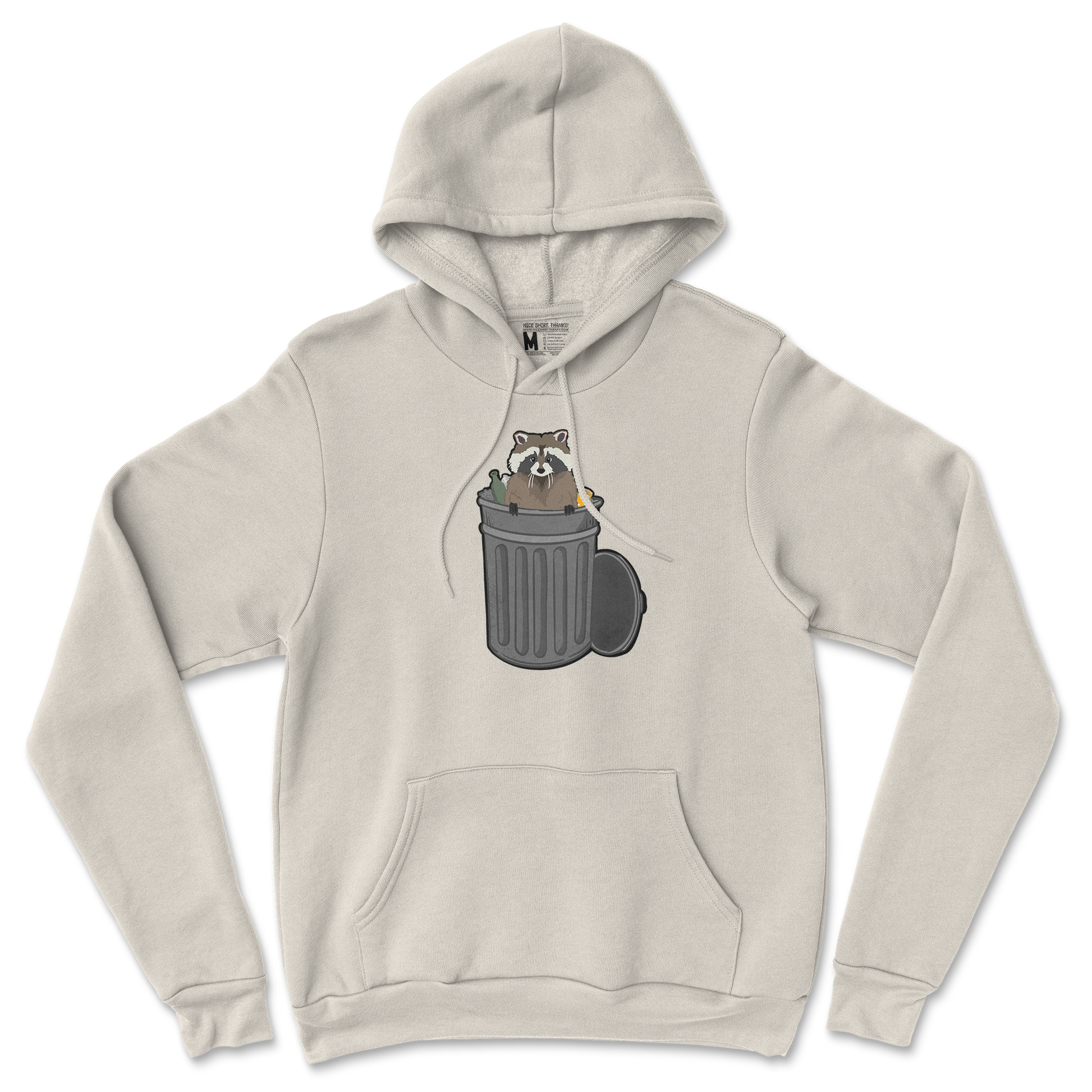 Gildan SoftStyle Hoodie Trash Panda Enthusiast in Sand