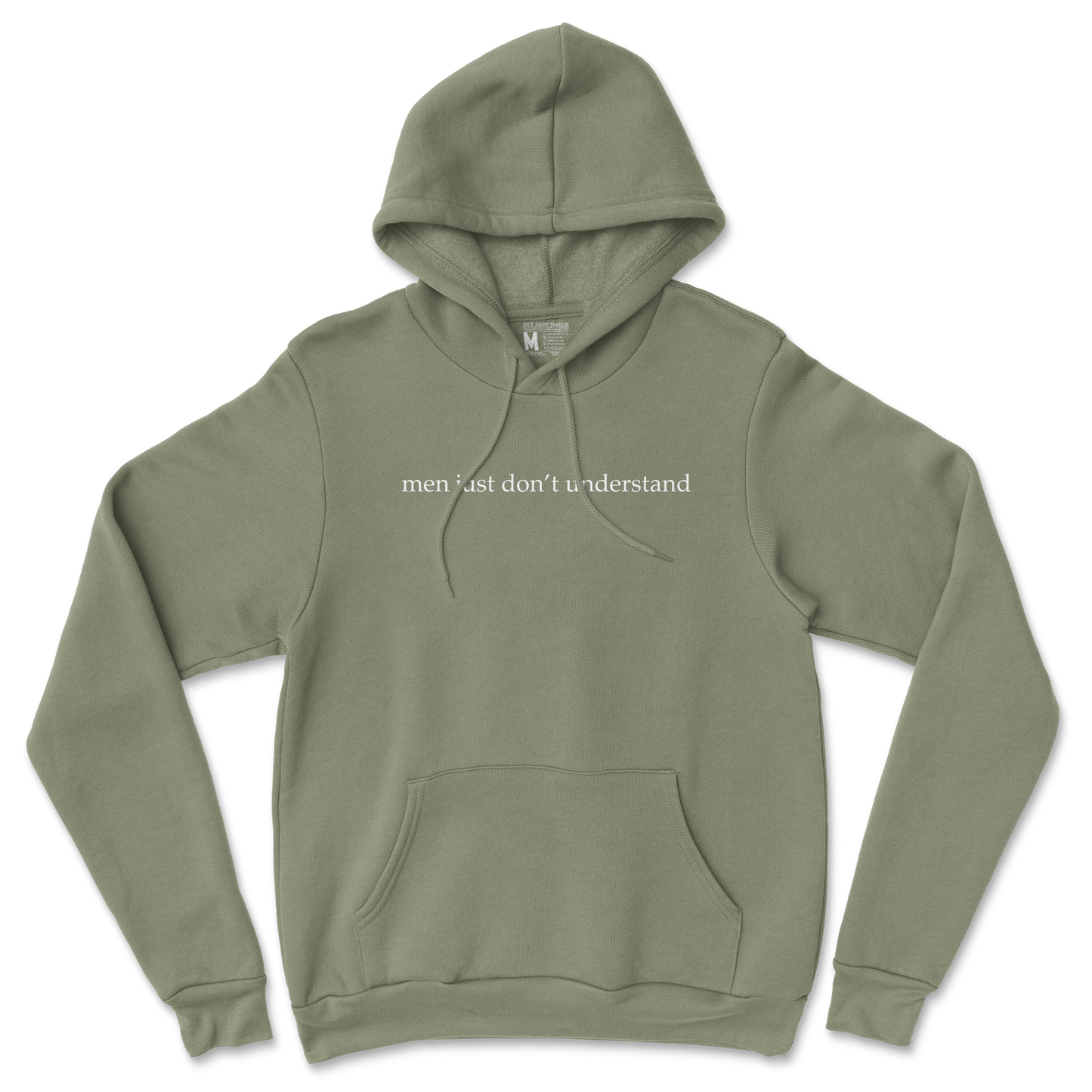 Gildan SoftStyle Hoodie Men Dont Understand in Military Green