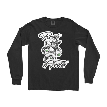 Comfort Colors Long Sleeve Rootin Tootin  in Black