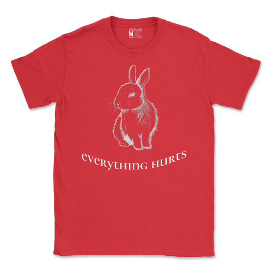 Gildan SoftStyle T-Shirt Everything Hurts in Red