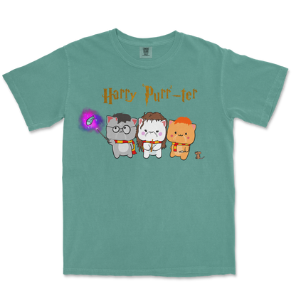 Comfort Colors T-Shirt Harry Purrter in LightGreen