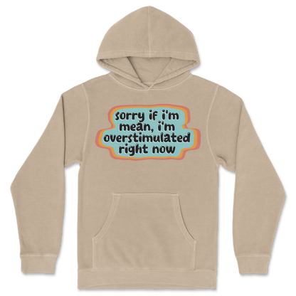 Independent Clothing Co. Hoodie Overstimulated in Sandstone