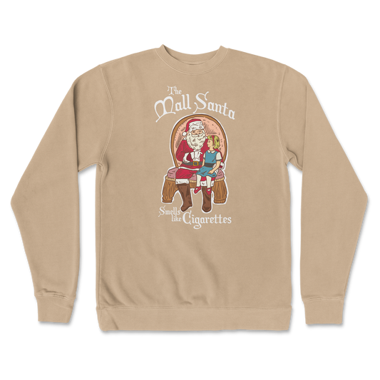 Independent Clothing Co. Crew Neck Mall Santa  in Sandstone