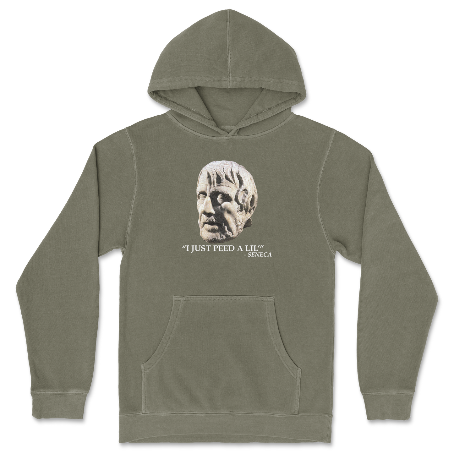 Independent Clothing Co. Hoodie Seneca Pee in Olive