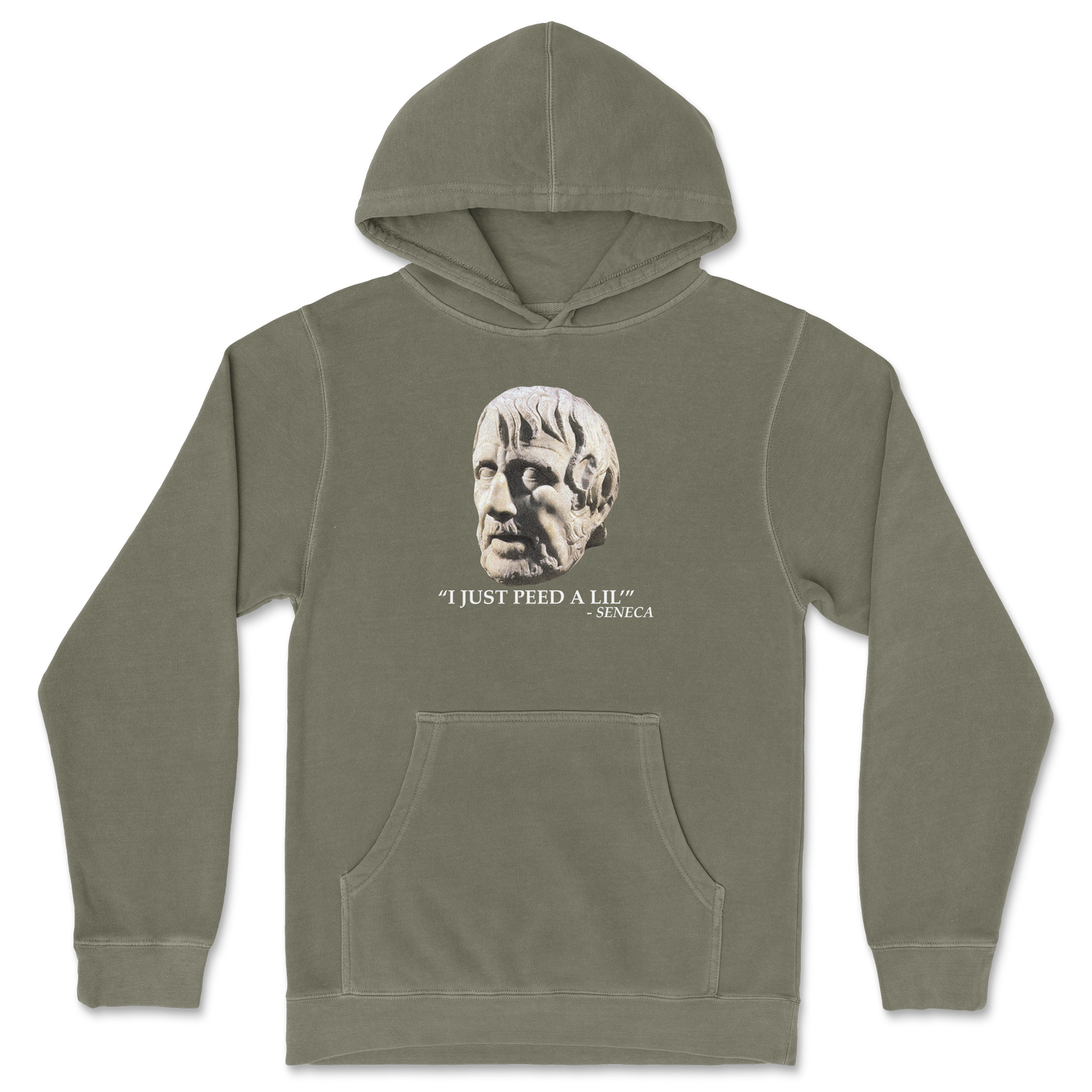 Independent Clothing Co. Hoodie Seneca Pee in Olive