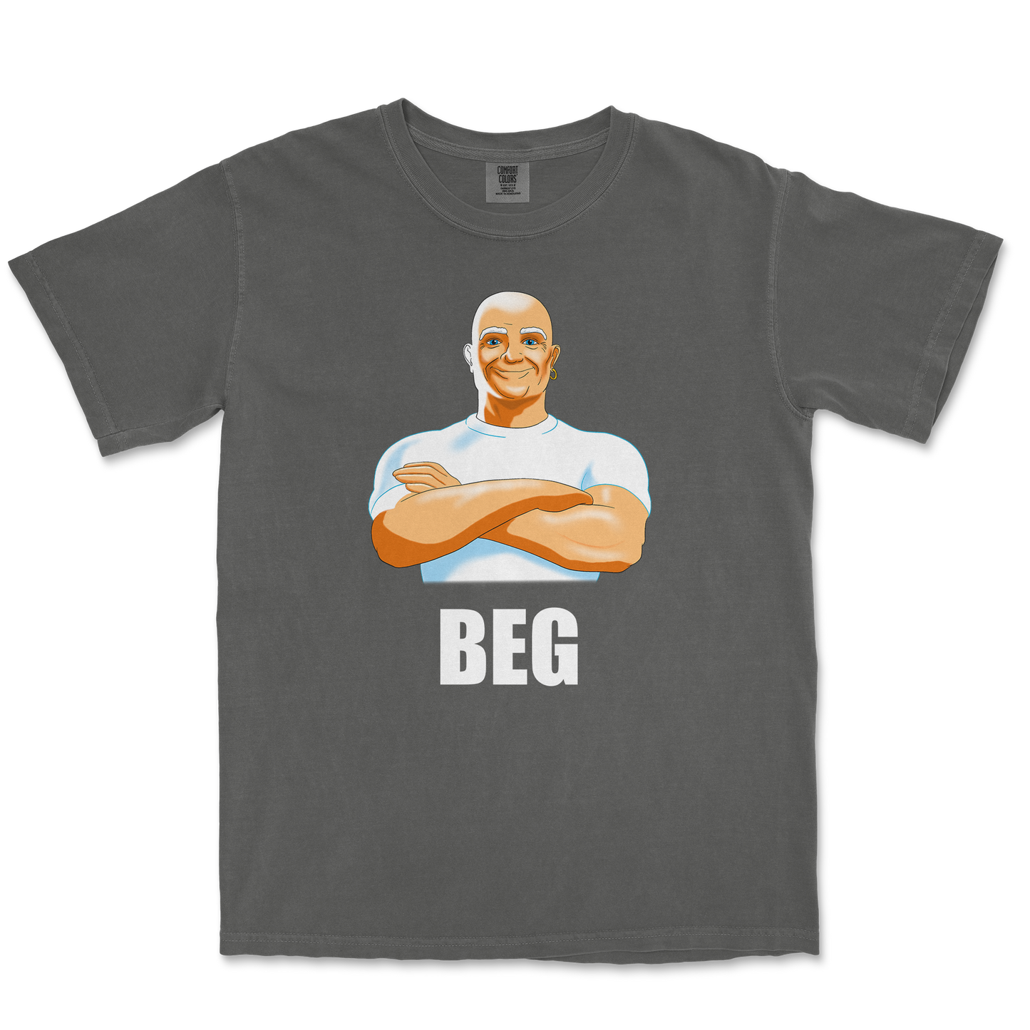 Comfort Colors T-Shirt Beg in Pepper