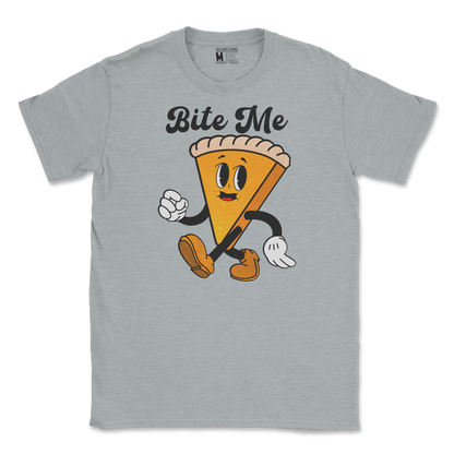 Gildan SoftStyle T-Shirt Bite Me  in Sport-Grey