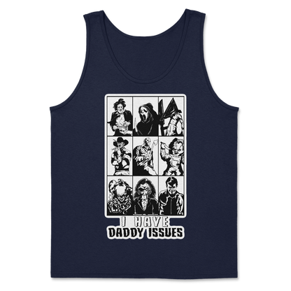 The Nice Shirt Tank Top Daddy Issues  in Navy