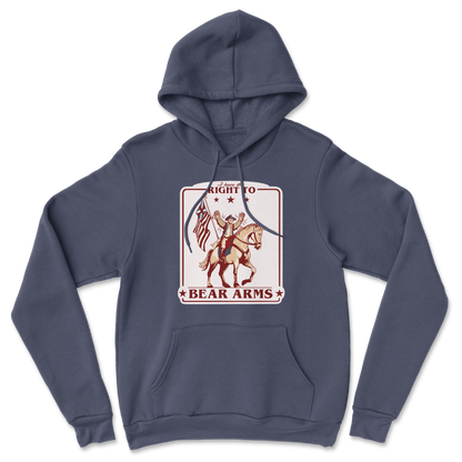 Heavy Blend Hoodie Right to Bear Arms in Navy