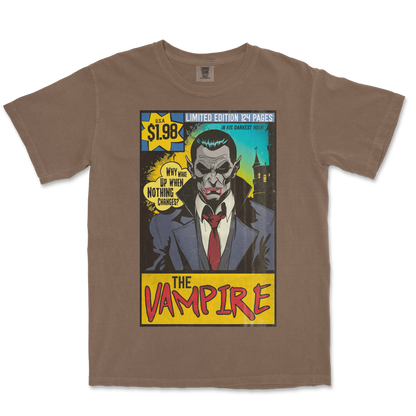 Comfort Colors T-Shirt Sad Vampire in Espresso