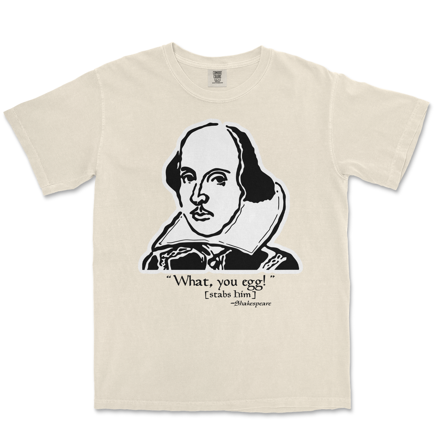 Comfort Colors T-Shirt Shakespeare Quote  in Ivory