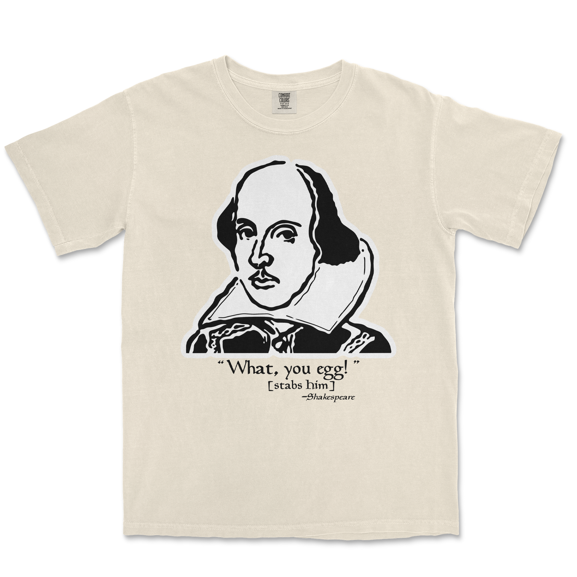 Comfort Colors T-Shirt Shakespeare Quote  in Ivory