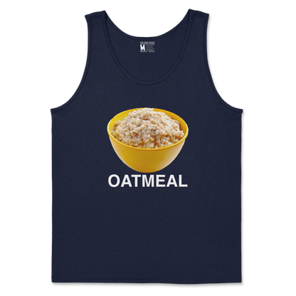 Gildan SoftStyle Tank Top Oatmeal in Navy