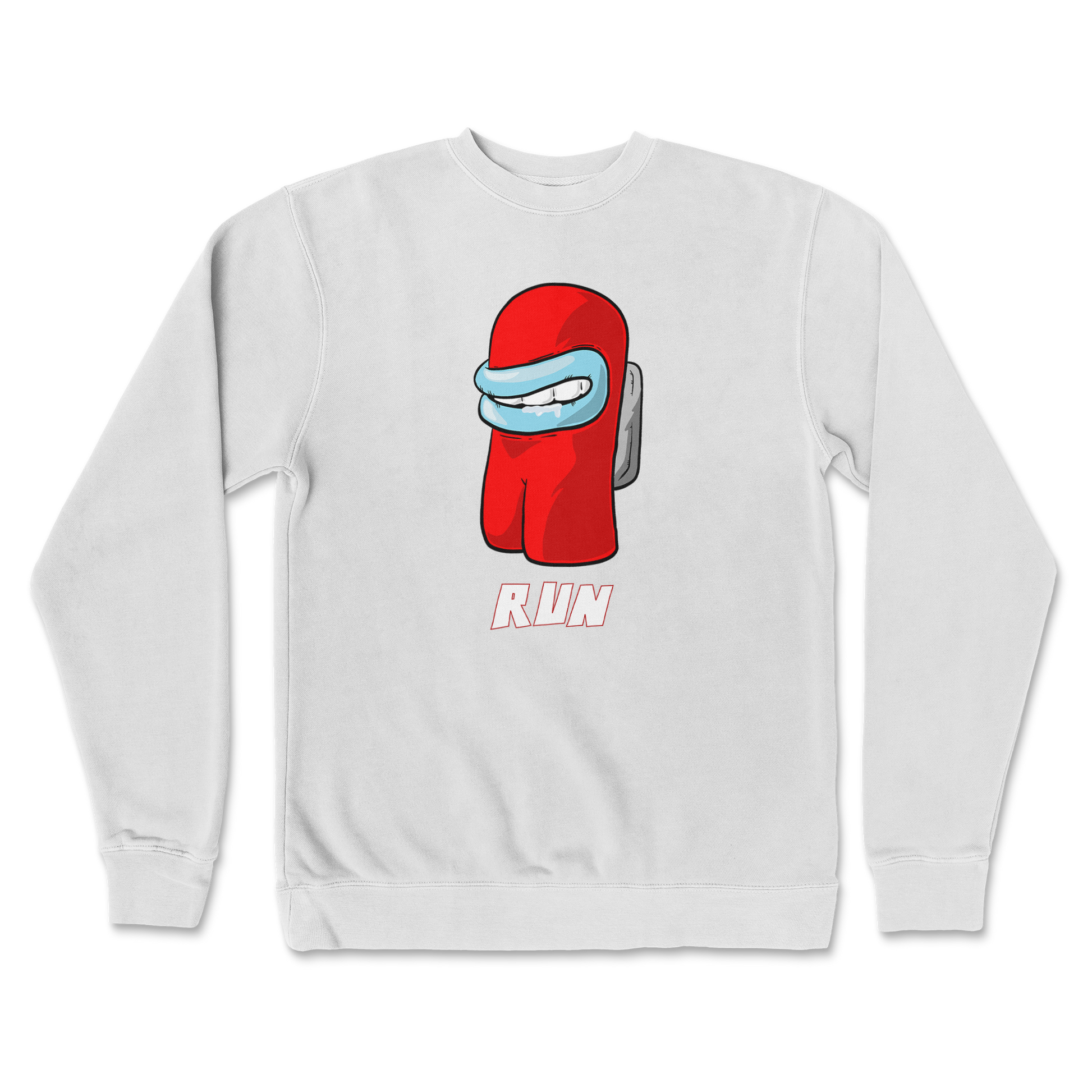 Independent Clothing Co. Crew Neck Sussy Man Child in White