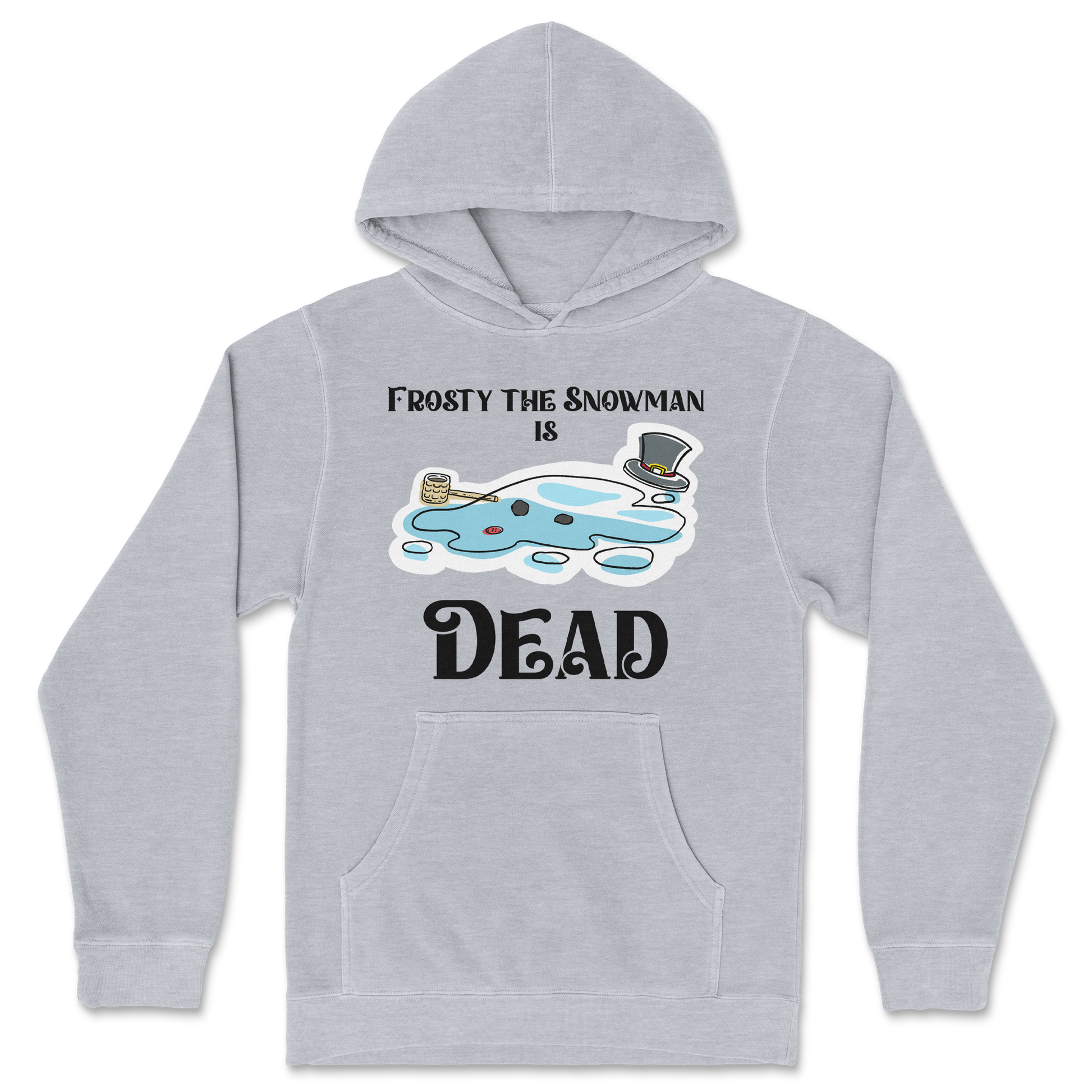 Independent Clothing Co. Hoodie Frosty is Dead  in Grey-Heather