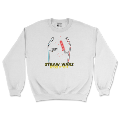 Gildan SoftStyle Crew Neck Straw Wars in White