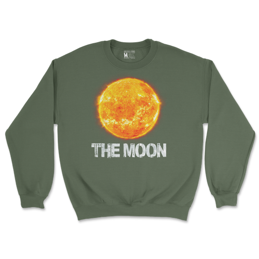 Heavy Blend Crew Neck the moon in MilitaryGreen