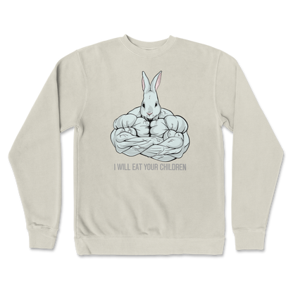 Independent Clothing Co. Crew Neck Scary Rabbit in Bone