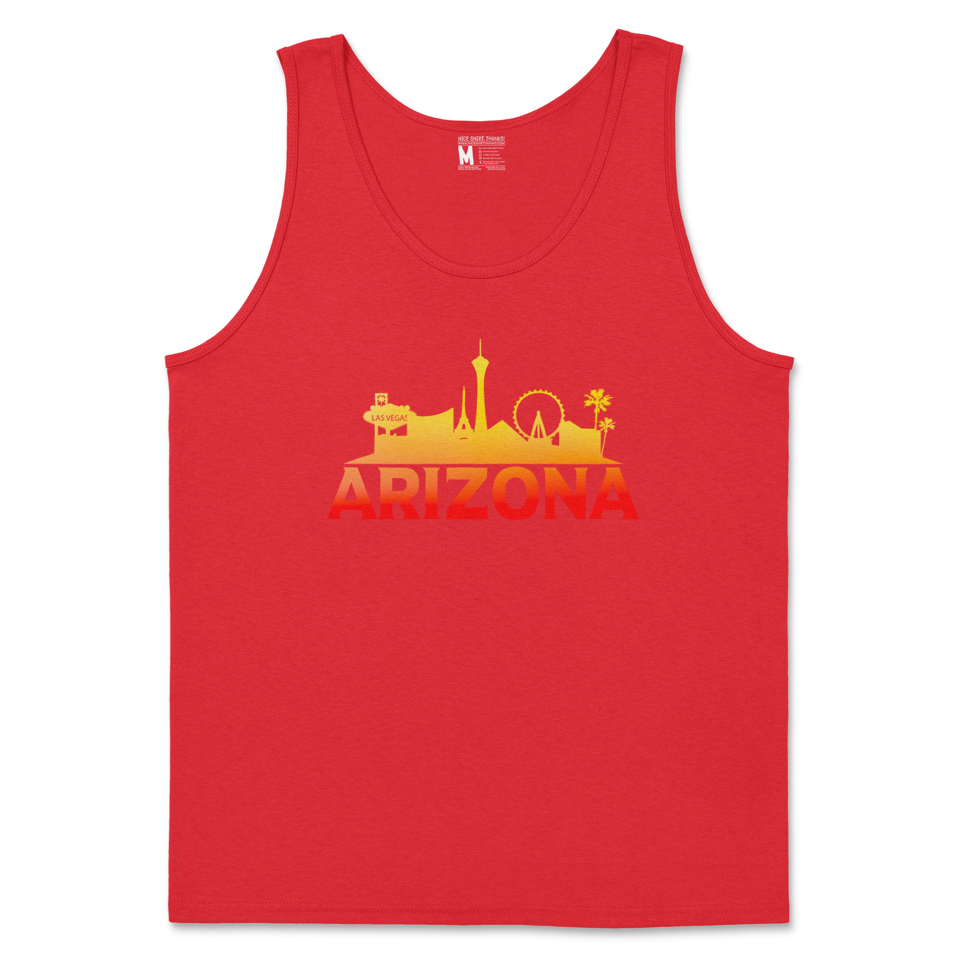 Gildan SoftStyle Tank Top in Red