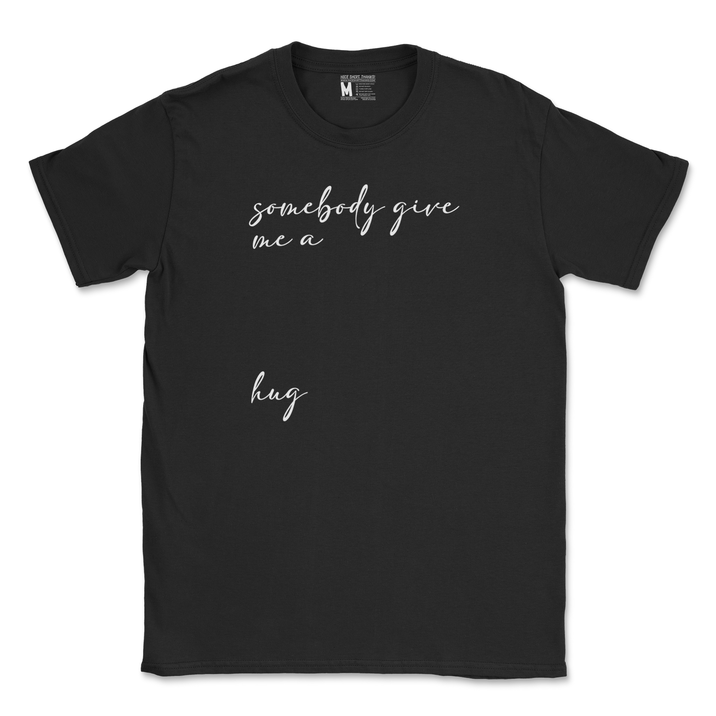 Gildan SoftStyle T-Shirt Hug Me in Black