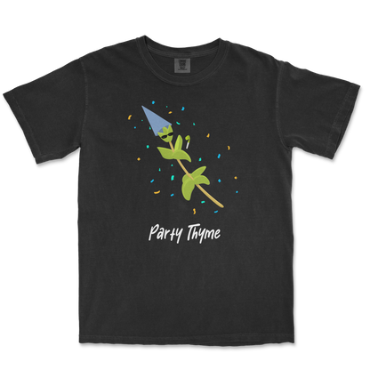 Comfort Colors T-Shirt Party Thyme in Black