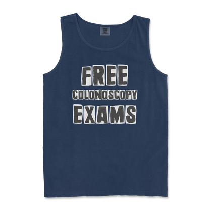 Comfort Colors Tank Top Free Colonoscopy Exams in TrueNavy