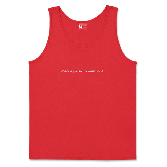 Gildan SoftStyle Tank Top in Red