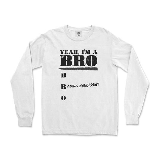 Comfort Colors Long Sleeve Im Your Bro in White