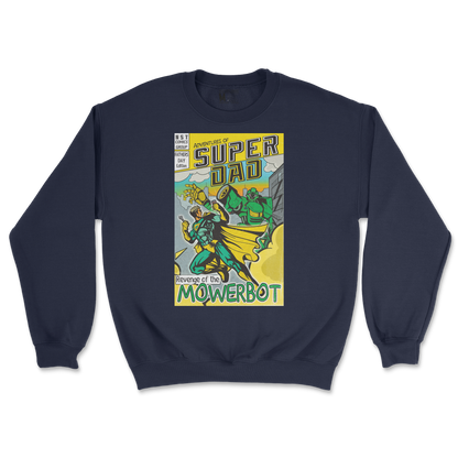 Gildan SoftStyle Crew Neck Super Dad in Navy