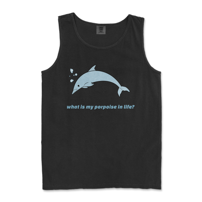 Comfort Colors Tank Top Porpoise in Black