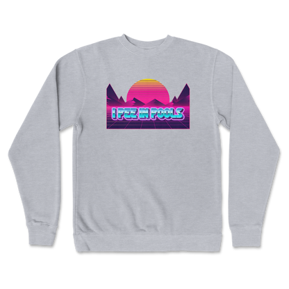 Independent Clothing Co. Crew Neck I Pee in Pools in Grey-Heather