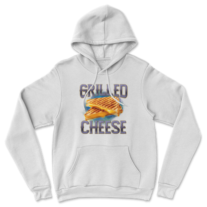 The Nice Shirt Hoodie Grilled Cheese  in White