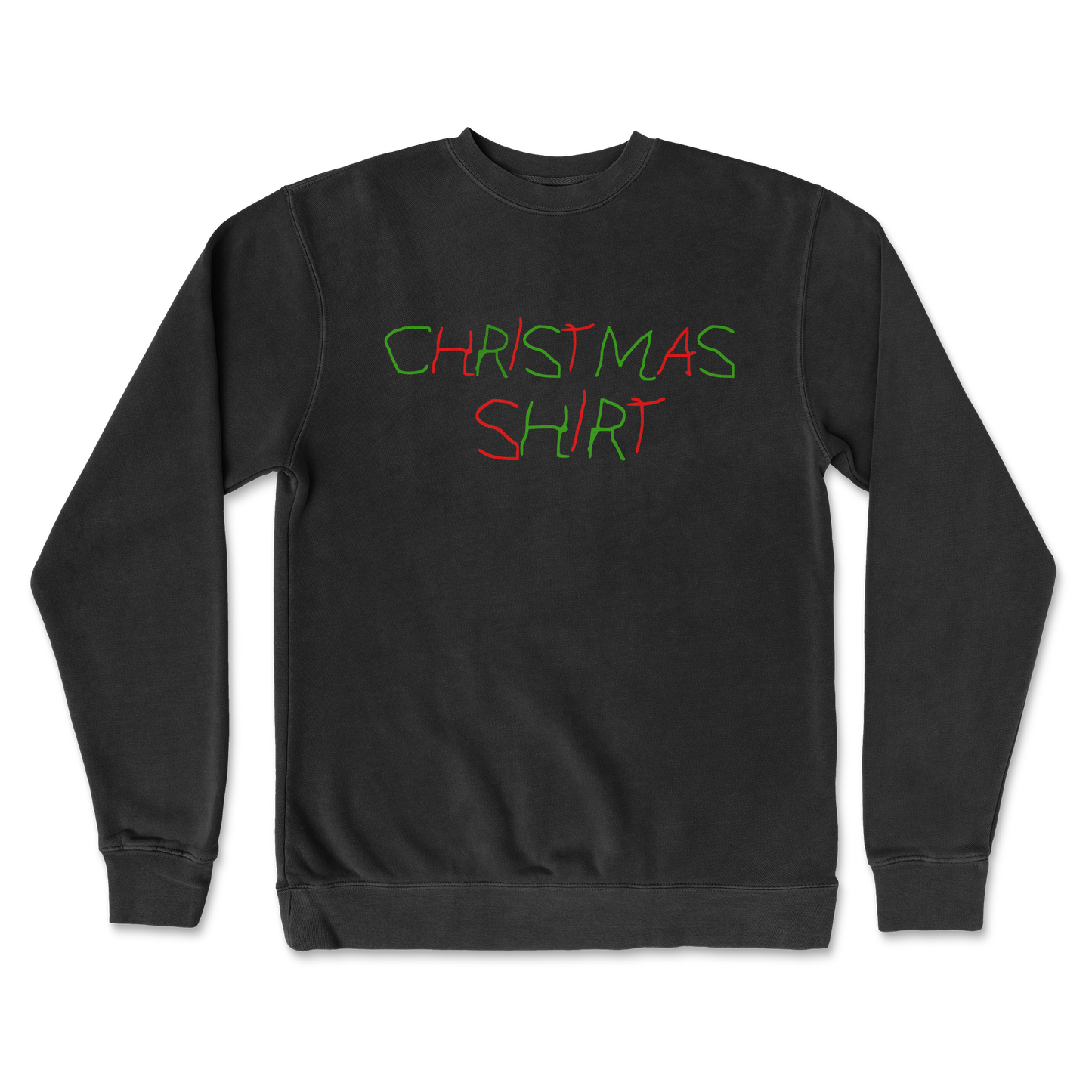 Independent Clothing Co. Crew Neck Christmas Shirt in Black