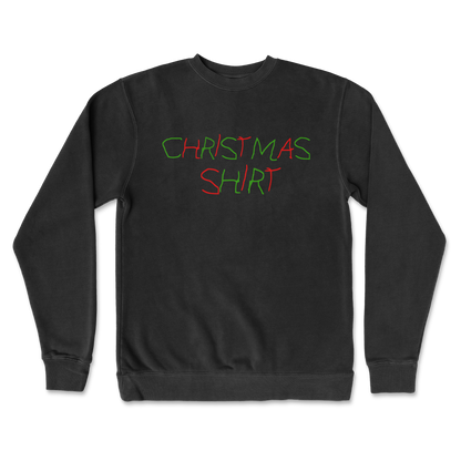 Independent Clothing Co. Crew Neck Christmas Shirt in Black