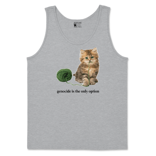 Gildan SoftStyle Tank Top Genocide Kitty  in Sport-Grey