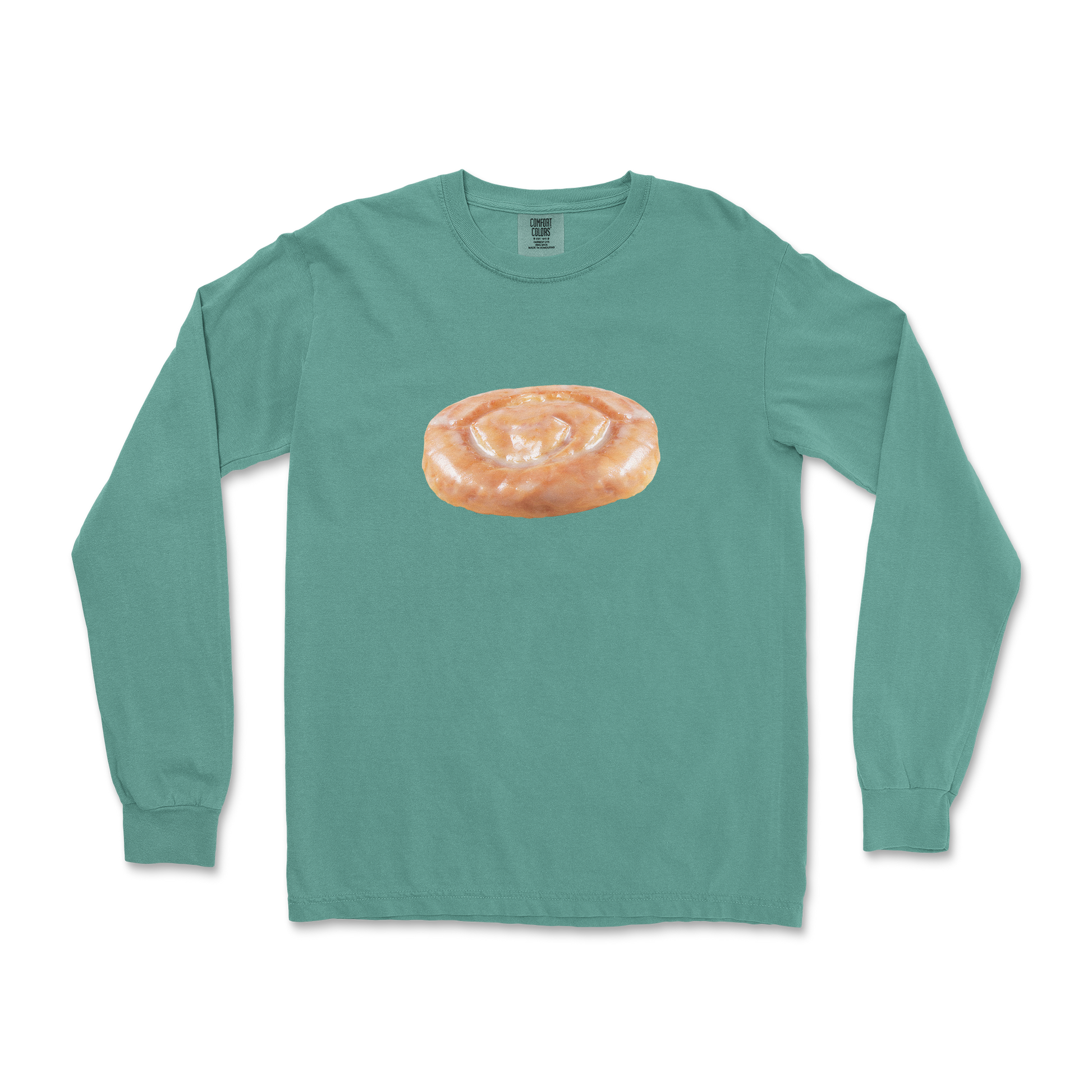 Comfort Colors Long Sleeve Honey Bun in LightGreen