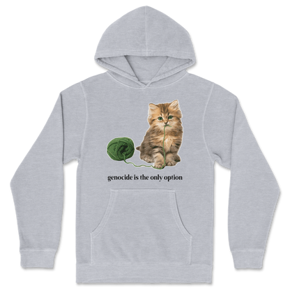 Independent Clothing Co. Hoodie Genocide Kitty  in Grey-Heather