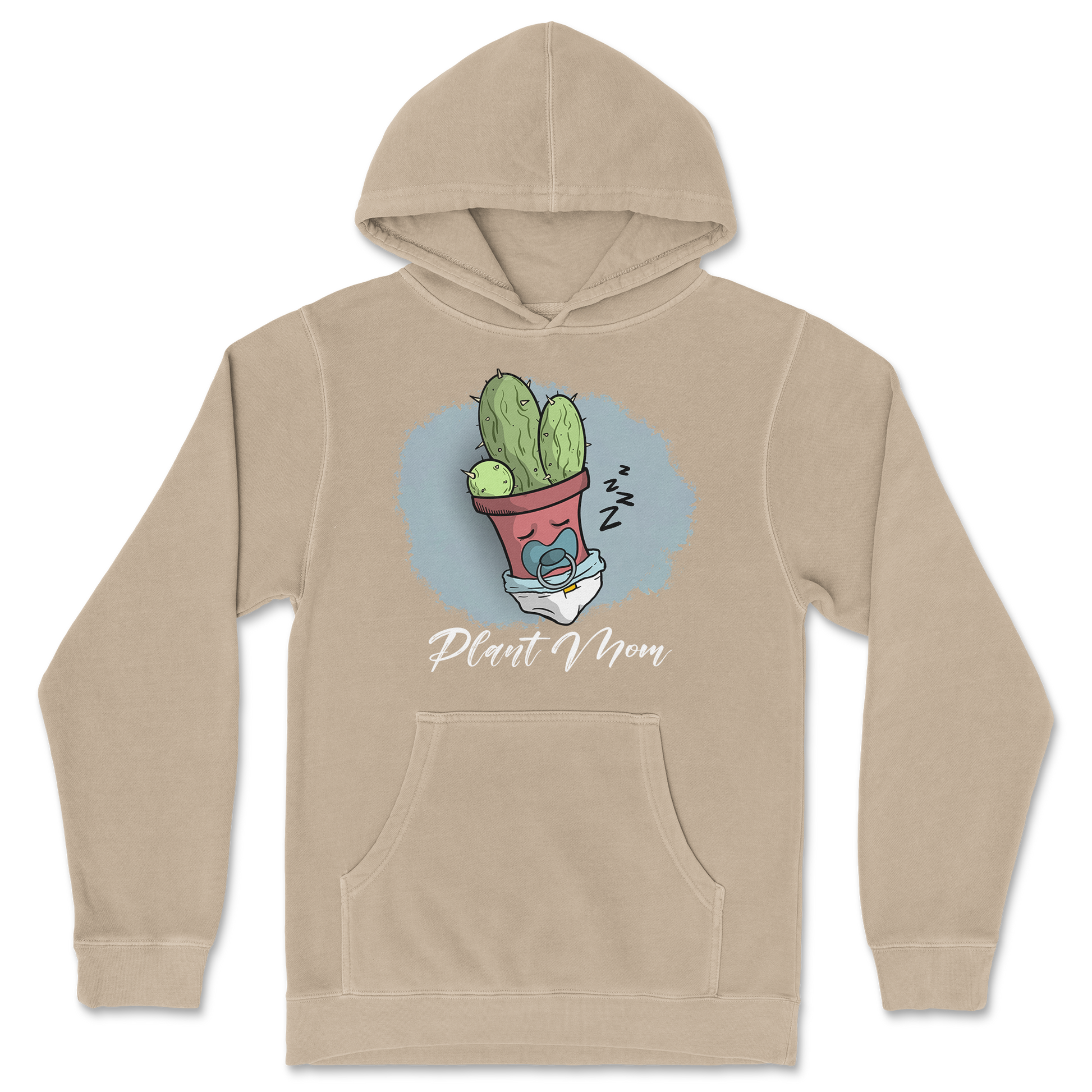 Independent Clothing Co. Hoodie Plant Mom 2 in Sandstone