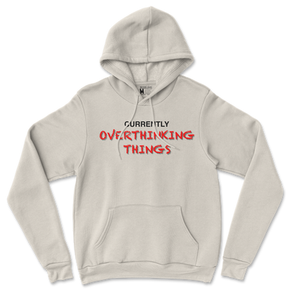 Gildan SoftStyle Hoodie For Our Lil Overthinker in Sand