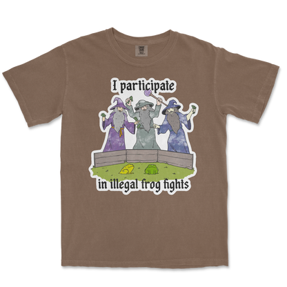 Comfort Colors T-Shirt Wizard Activities  in Espresso