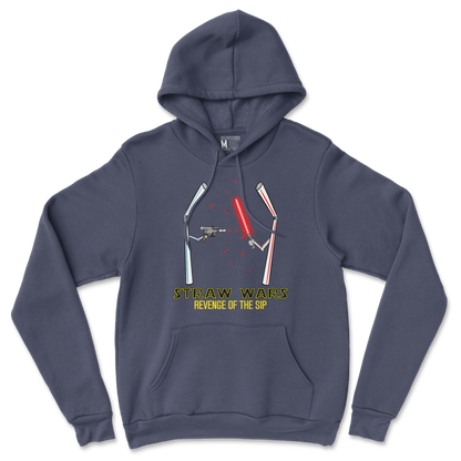 Gildan SoftStyle Hoodie Straw Wars in Navy