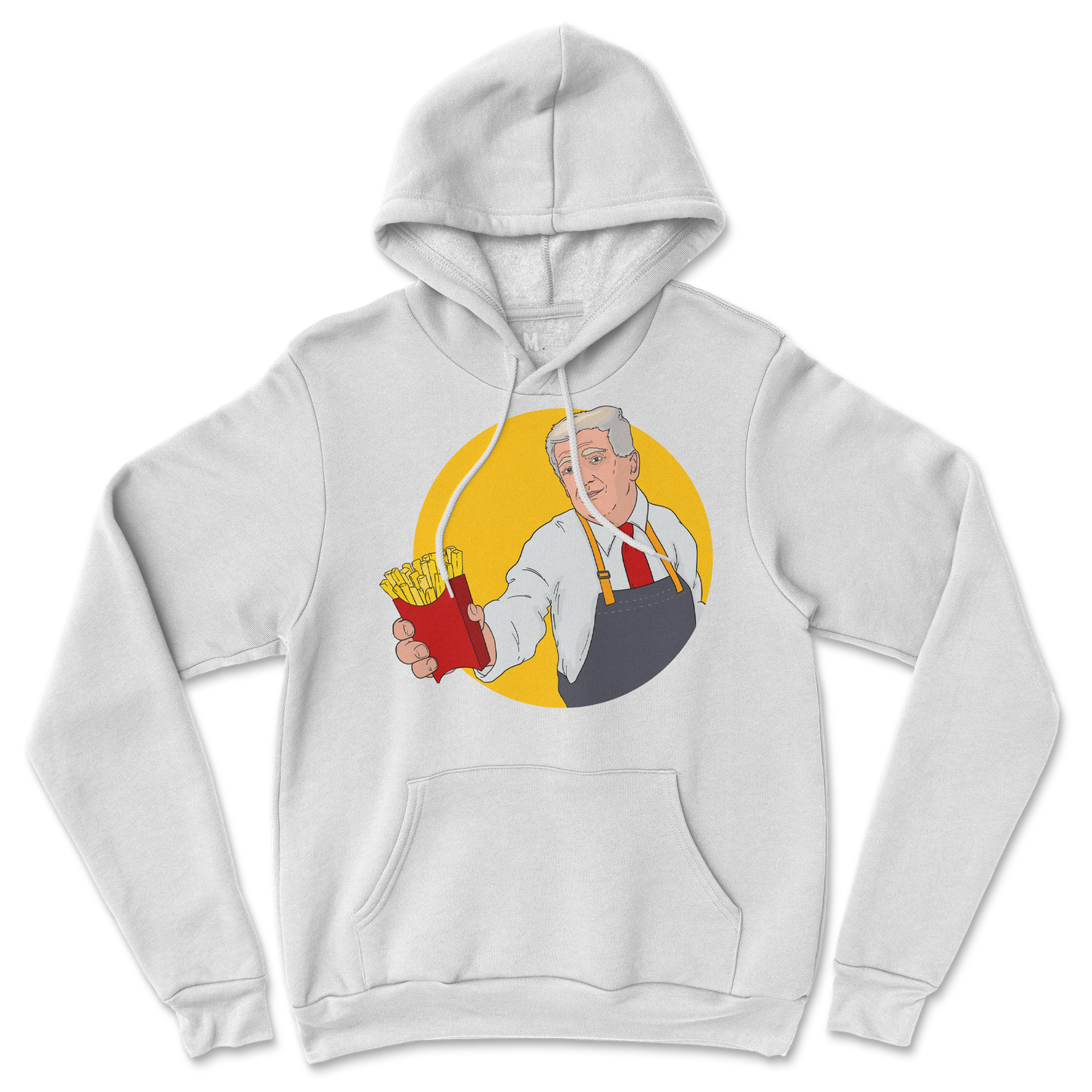 Gildan SoftStyle Hoodie McTrump  in White