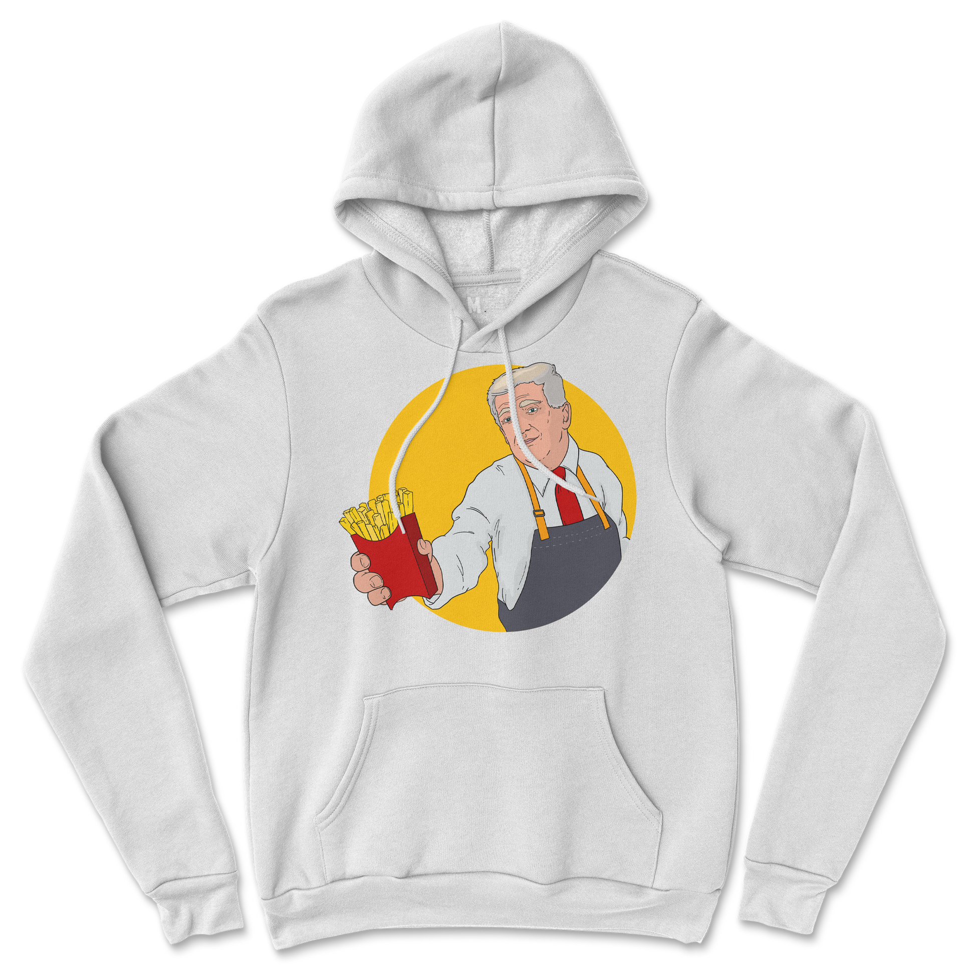 Gildan SoftStyle Hoodie McTrump  in White