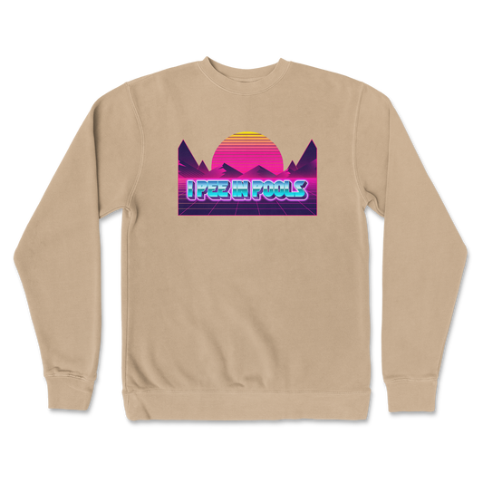 Independent Clothing Co. Crew Neck I Pee in Pools in Sandstone