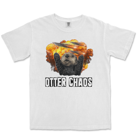 Comfort Colors T-Shirt Otter Chaos in White