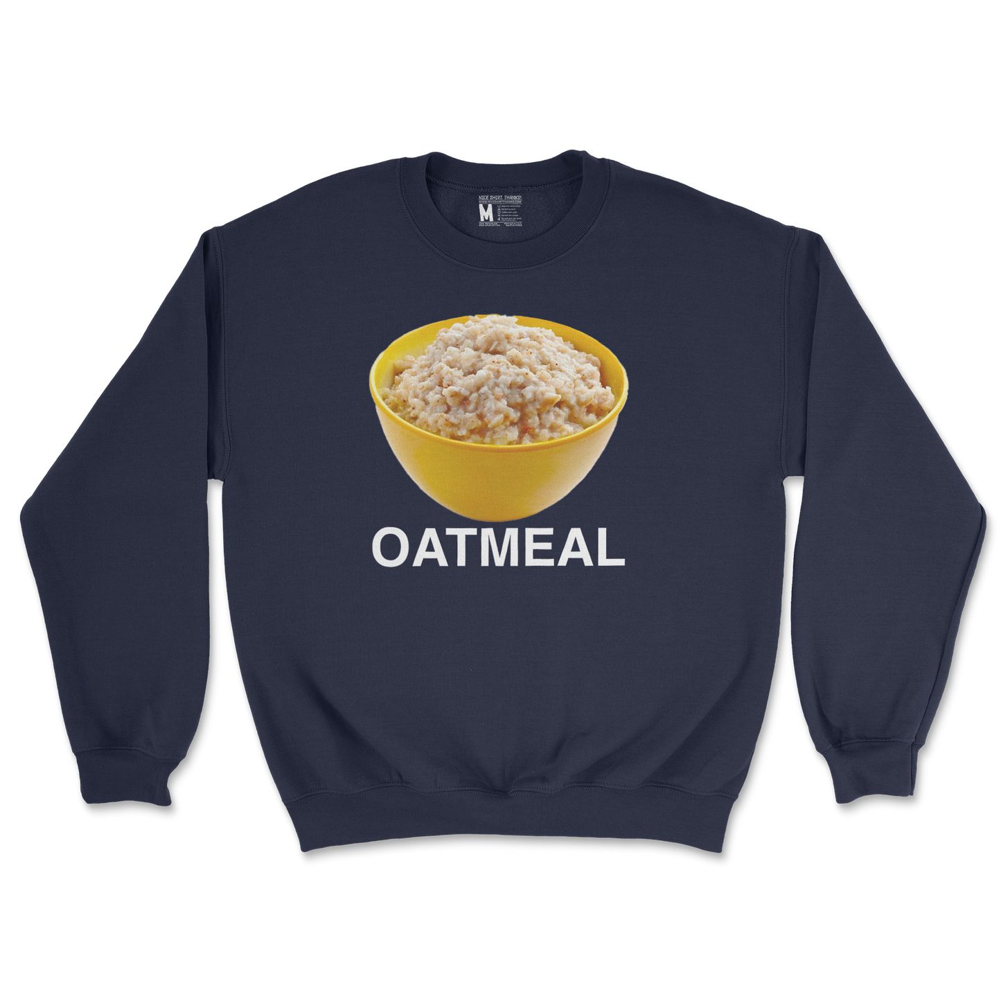 Gildan SoftStyle Crew Neck Oatmeal in Navy