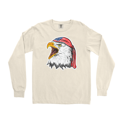 Comfort Colors Long Sleeve Freedom Eagle in Ivory