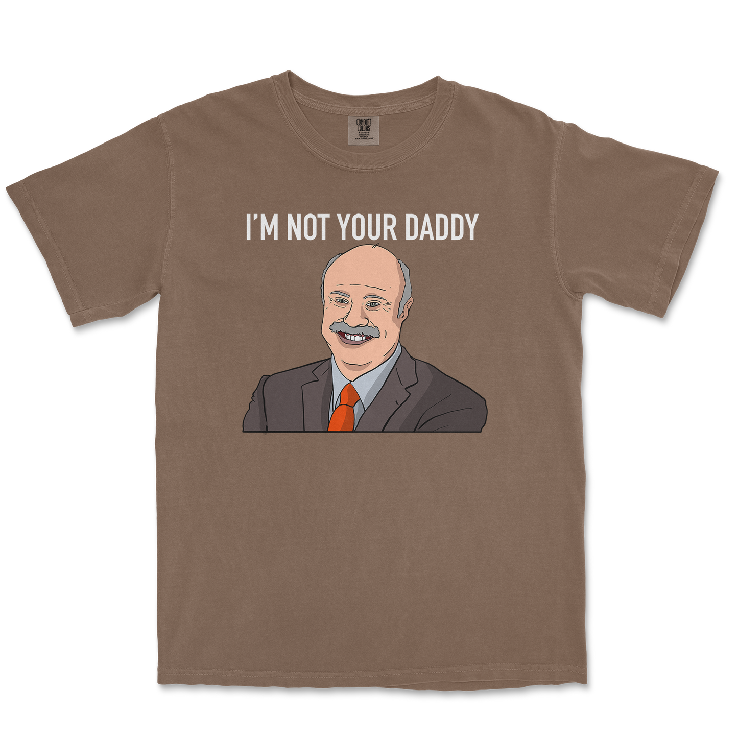 Comfort Colors T-Shirt Daddy Phil in Espresso